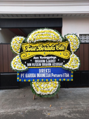 Papan Bunga Duka di Kalome