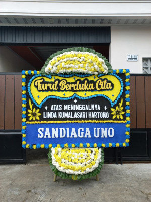 Papan Bunga Duka di Kalome